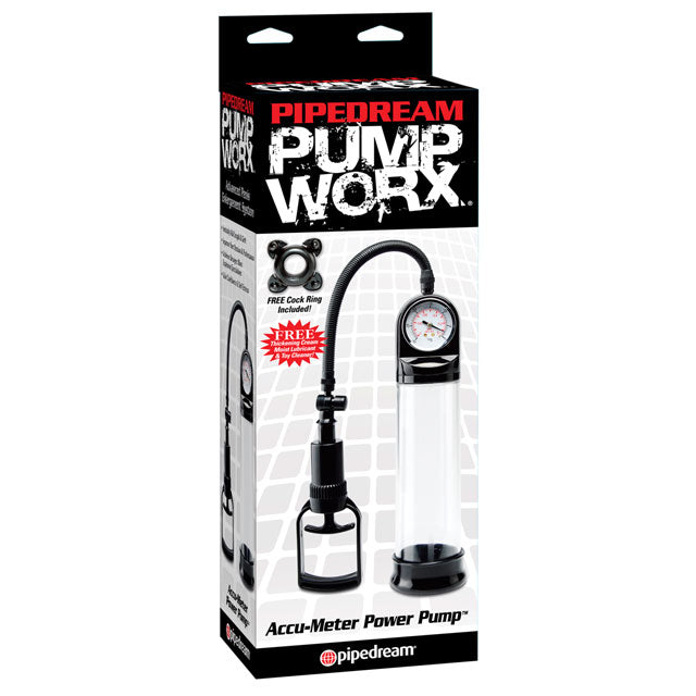 Pump Worx Accu-Meter Power Pump Clear/Black