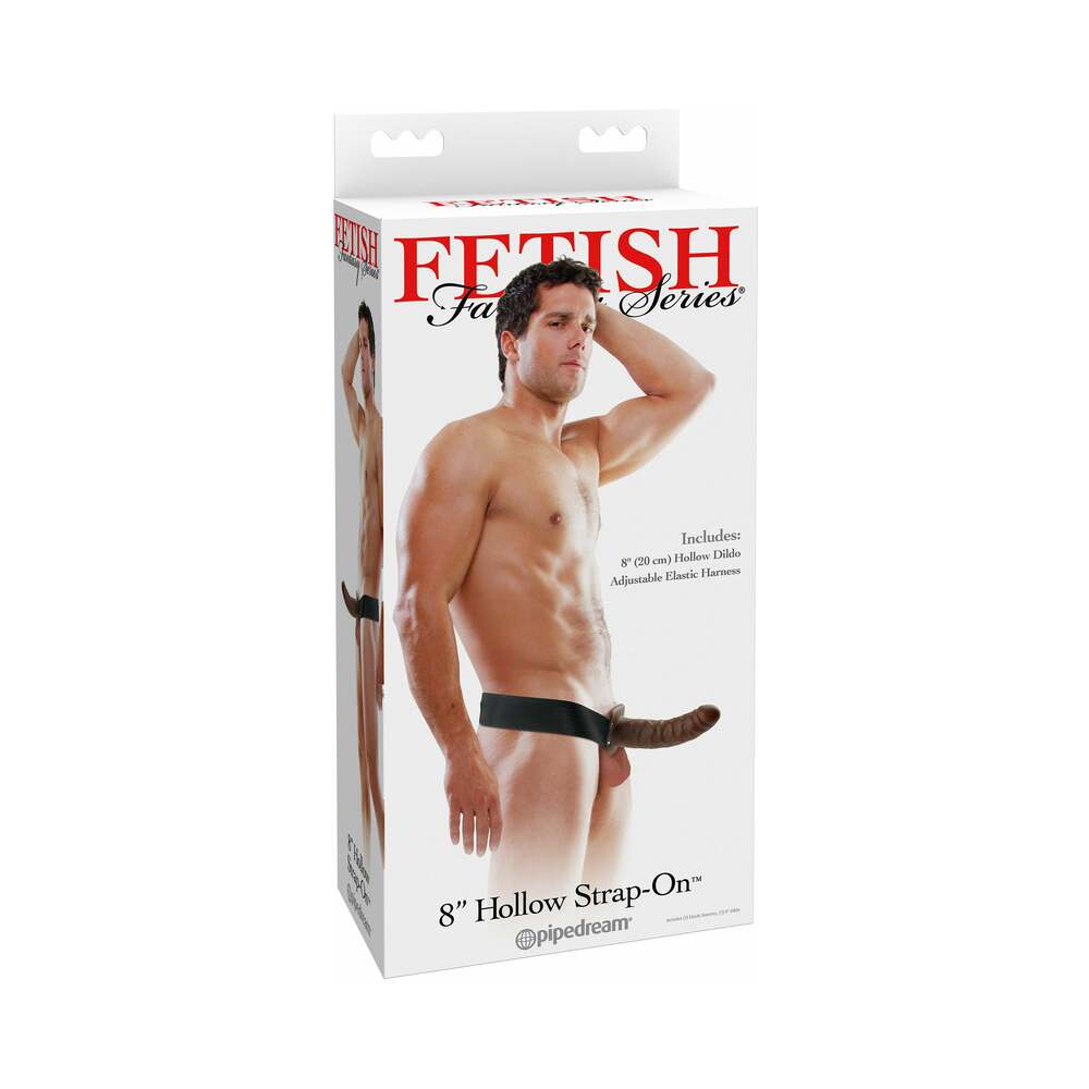 Fetish Fantasy Series 8 ' Hollow Strap-On Brown/Black