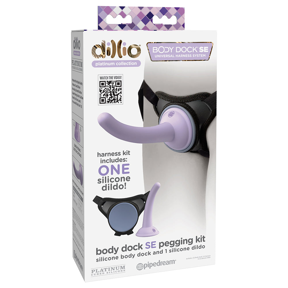 Dillio Platinum Body Dock SE Pegging Kit with 5 ' Silicone Dildo