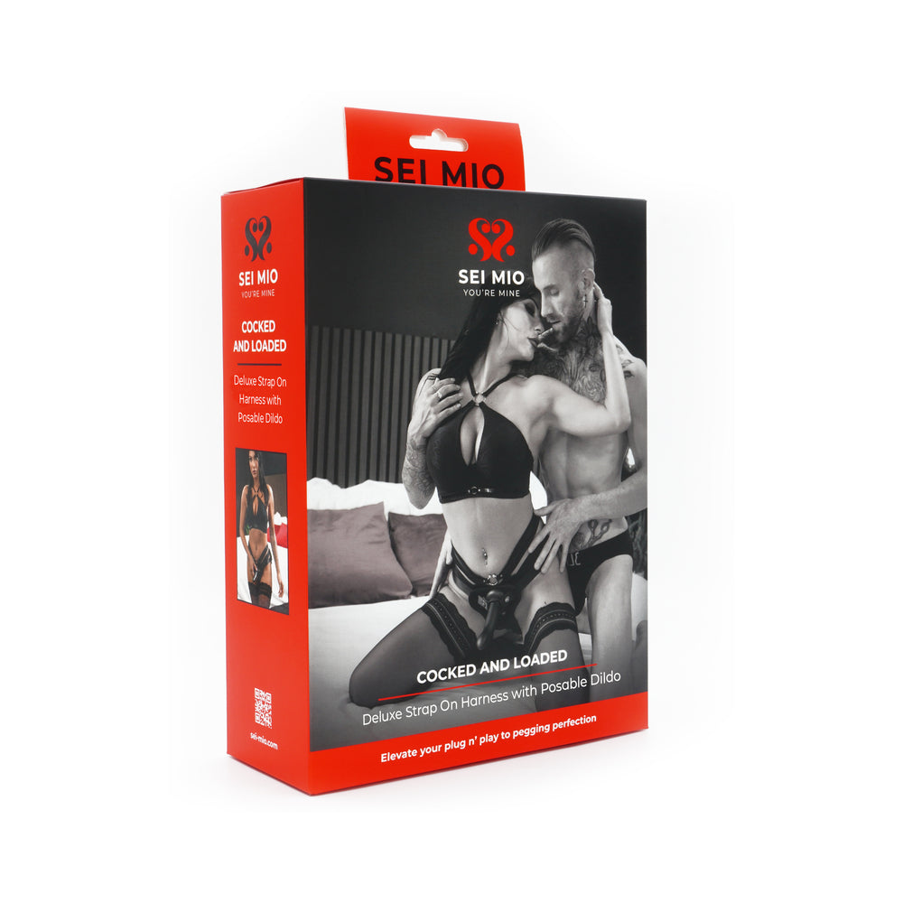 SEI MIO Cocked and Loaded Advanced Strap-On Harness and 6.5 ' Dildo