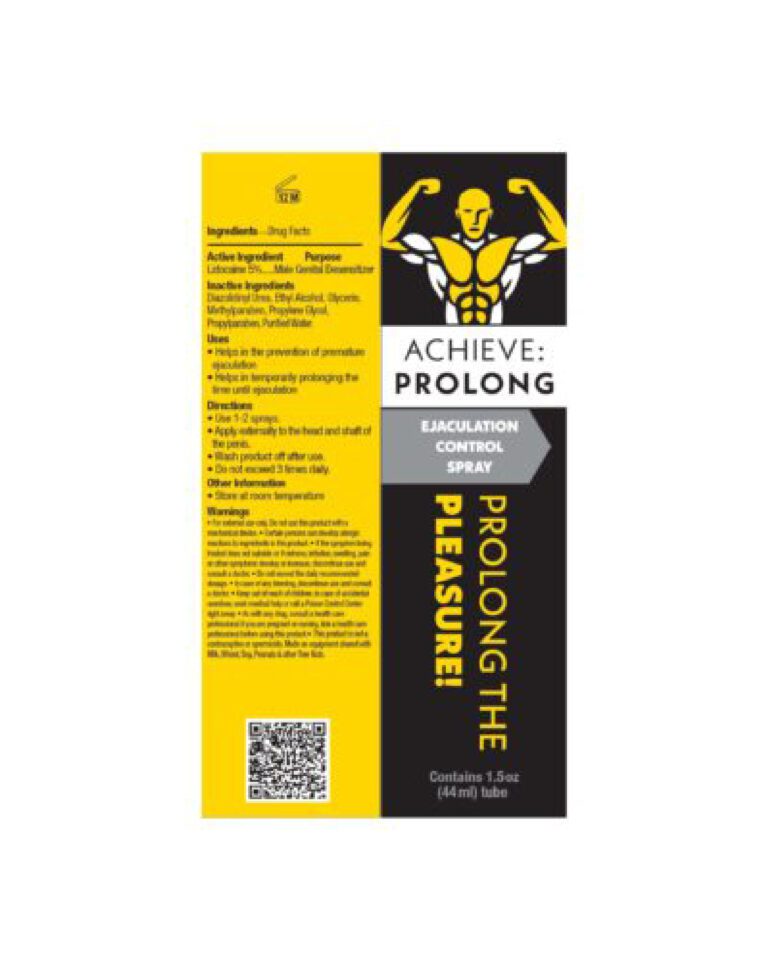 Achieve Prolong – Ejaculation Control Spray 1 Oz