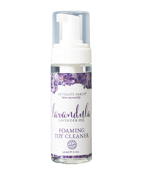 Intimate Earth Foaming Toy Cleaner - 200 ml Lavandula Lavender Oil and Rosemary Extracts