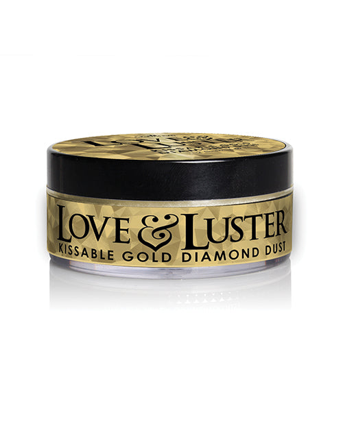 Sensuva Love &amp; Luster Kissable Gold Diamond Dust Jar - 2 oz
