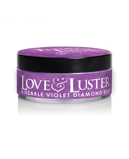 Sensuva Love &amp; Luster Kissable Violet Diamond Dust Jar - 2 oz