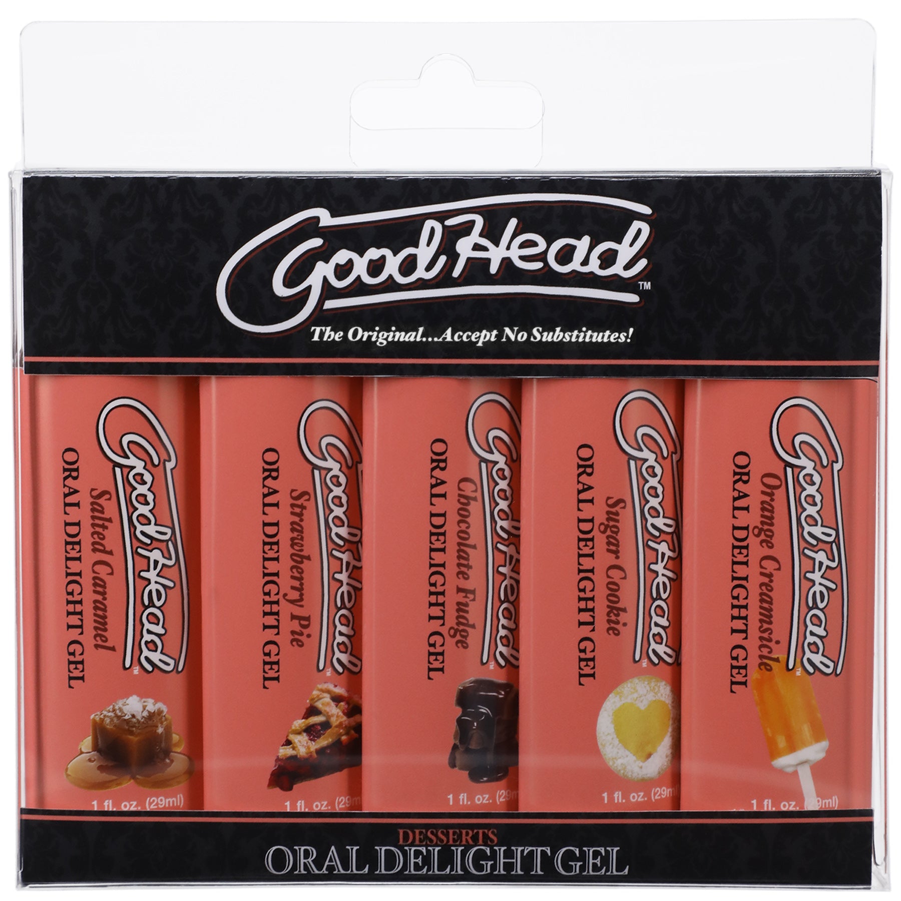 "Goodhead - Oral Delight Gel - Dessert - 5 Pack - 1 Fl. Oz. DJ1361-41-BX"