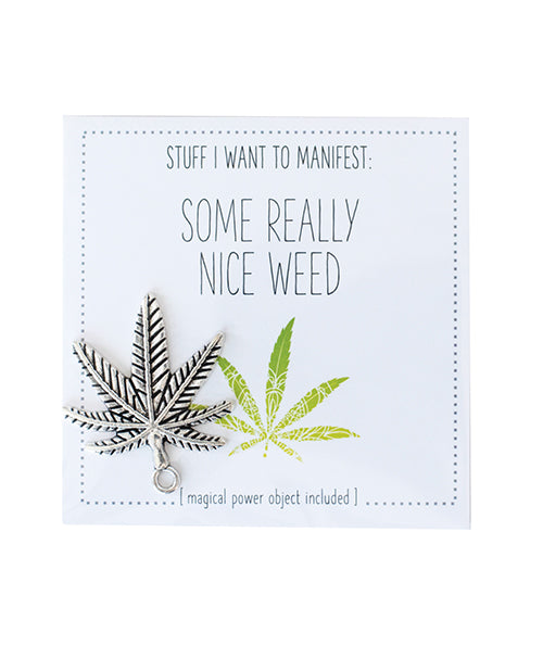 Warm Human Some Really Nice Weed Mini Card &amp; Charm