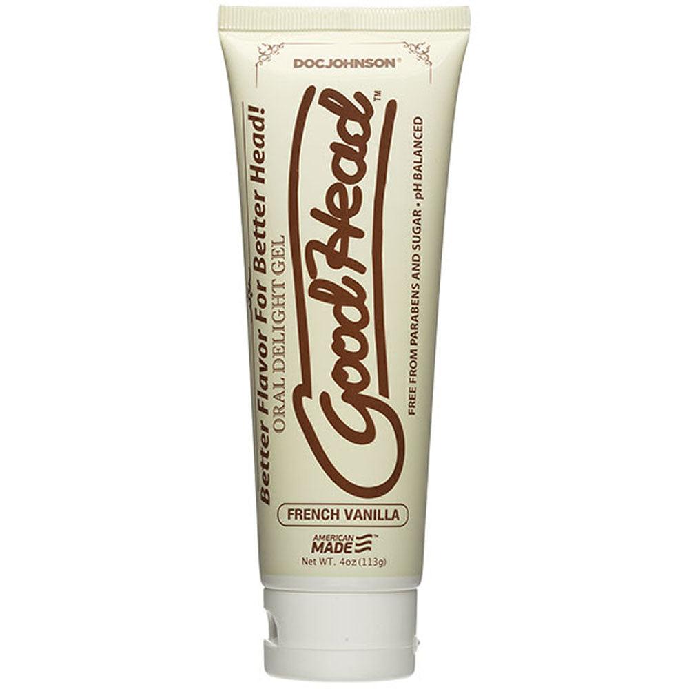 "Goodhead - Oral Delight Gel - 4 Oz Tube - French  Vanilla DJ1360-08-BX"