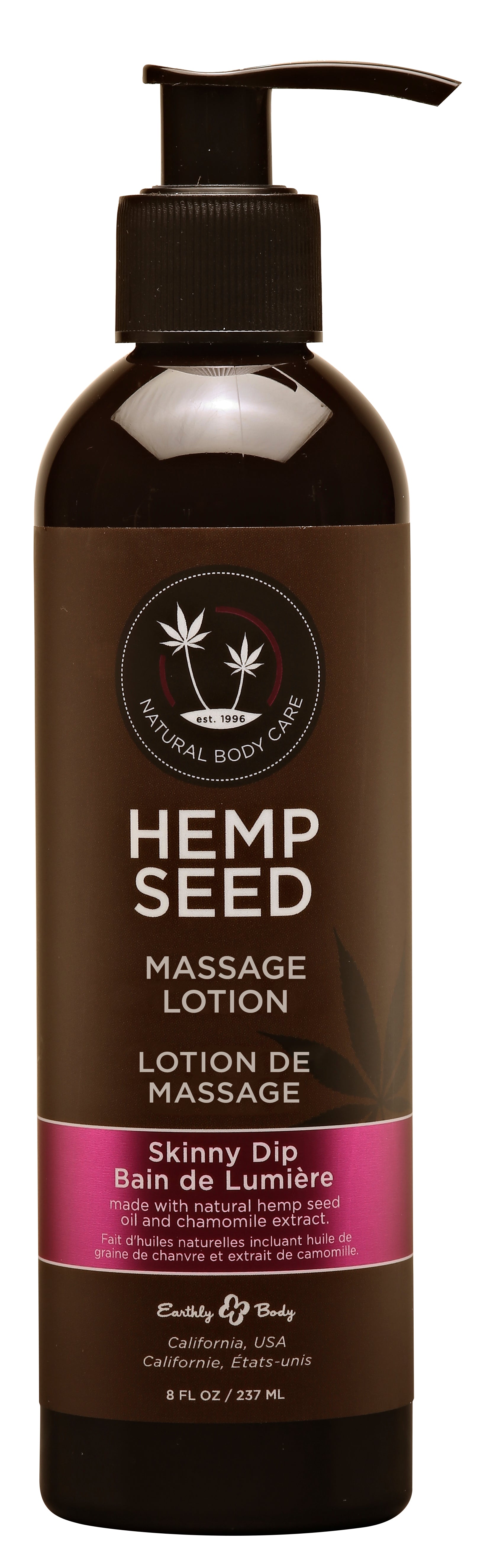 "Hemp Seed Massage Lotion - Skinny Dip - 8 Fl. Oz. EB-ML021"