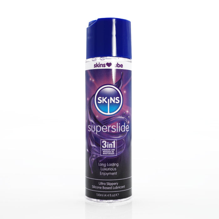 "Skins Super Slide Silicone Based Lubricant 4.4oz CC-SKLUBSS4"