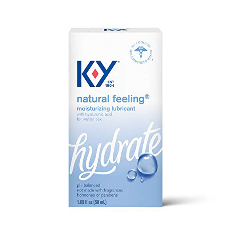 "K-Y Natural Feeling Lube With Hyaluronic Acid -  1.69  Fl Oz / 50 ml PM09677"