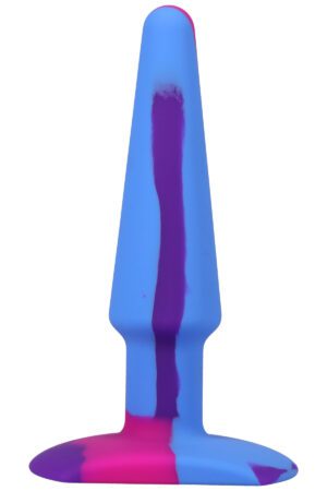 A-Play Groovy Silicone Anal Plug 5 Inch - Berry