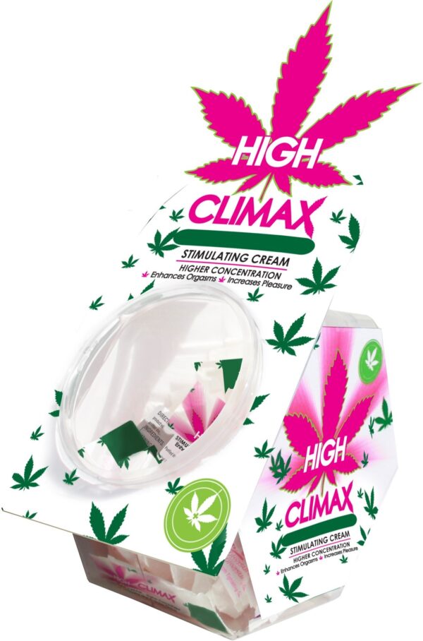 High Climax Female Stimulating Cream - 0.067 Fl. Oz. - 50 Pc. Bowl Display