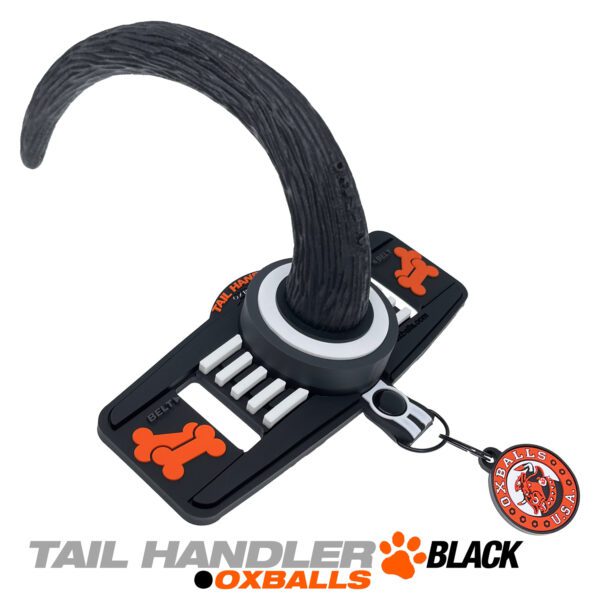 Tail Handler - Belt Strap Show Tail - Black