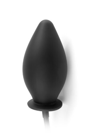 Anal Fantasy Collection Inflatable Silicone Plug - Black