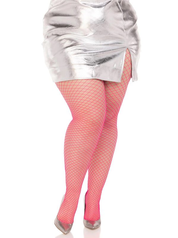 Spandex Industrial Net Tight - 1x/2x - Neon Pink