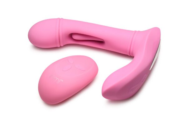 Flickers G-Flick Flicking G-Spot Vibrator With Remote - Pink