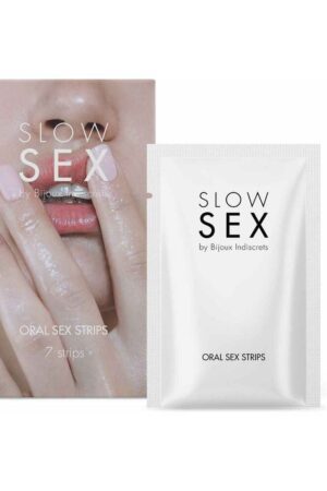 Bijoux Indiscrets Slow Sex Oral Sex Strips 7-Pack