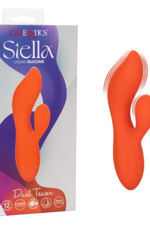 Stella Liquid Silicone Dual Teaser - Orange