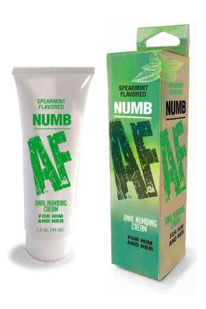 Numb AF Spearmint Flavored Anal Numbing Cream 1.5 oz.